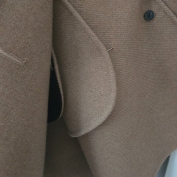 THEORY  NEW CAMEL  Wool Coat - Picture 5 of 6